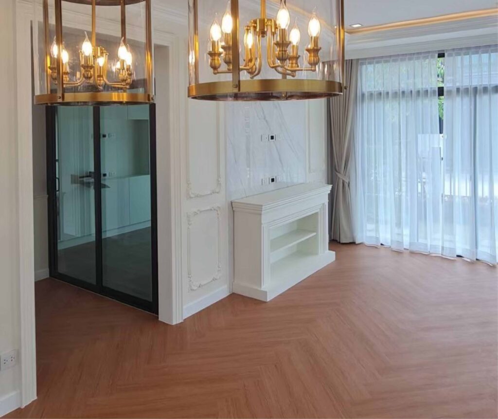 พื้นบ้านสไตล์หรูหรา